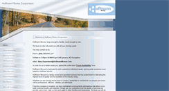 Desktop Screenshot of hoffmannmovers.com